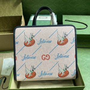 [GUCCI] 구찌 칠드런 GG 스타 프린트 토트백 605614