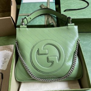 [GUCCI] 구찌 블랙 미디엄 스몰 토트백 751518