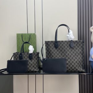 [GUCCI] 구찌 오피디아 GG 라지/미디엄 토트백 772184/772183