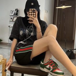 Gucci 22ss 다크 패턴 자카드 쇼츠