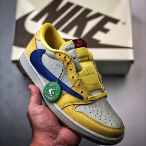 [NIKE] Travis Scott x Air Jordan 1 Low  “Canary Yellow” DZ4137-700