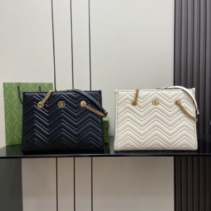 [GUCCI] 구찌 GG 마몬트 미디엄 토트백 779724