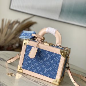 [LOUIS VUITTON] 루이비통 쁘띠뜨 발리즈 데님 블루 기타 모노그램 캔버스 M24161