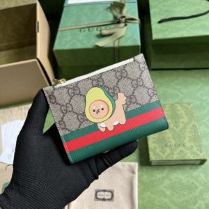 [GUCCI] 구찌 애니멀 프린트 반지갑 736758